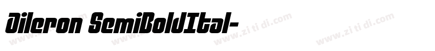 Aileron SemiBoldItal字体转换